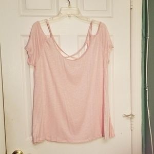 Lightly used light pink blouse sz 18/20